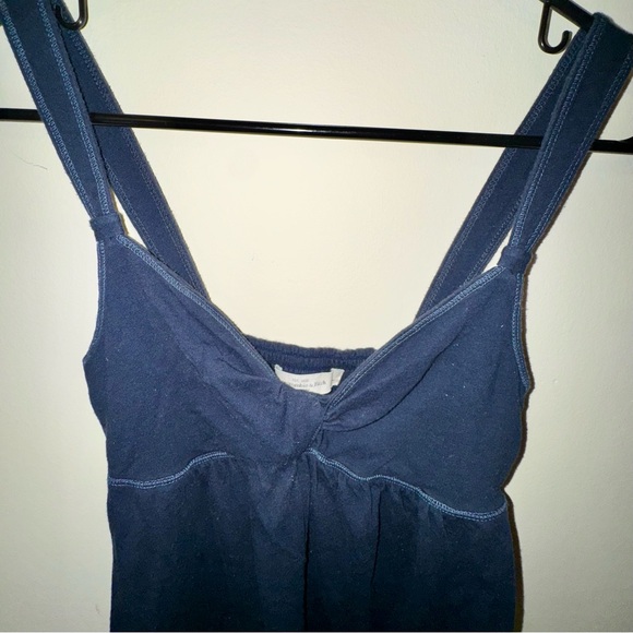 Y2K Abercrombie & Fitch Navy Dark Blue Babydoll Camisole - Picture 3 of 11